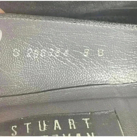 STUART Weitzman Palomino Zebrette Black Suede & Pony Hair Loafers Womens 8 - Picture 7 of 16